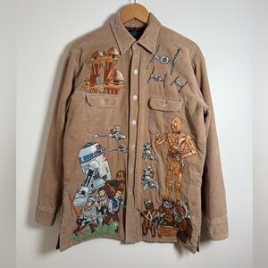 Upcycled Custom Star Wars Return of the Jedi Corduroy Jacket